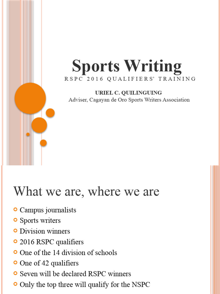 2016 RSPC Qualifiers Training Sports | PDF | Human Communication ...