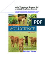 Instant Download Introduction To Veterinary Science 3rd Edition Lawhead Solutions Manual PDF Full Chapter