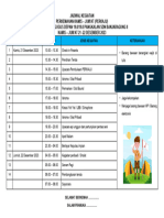 Jadwal Kegiatan