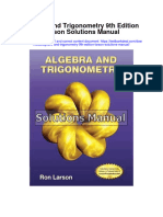 Instant Download Algebra and Trigonometry 9th Edition Larson Solutions Manual PDF Full Chapter