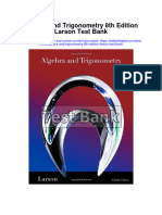 Instant Download Algebra and Trigonometry 8th Edition Larson Test Bank PDF Full Chapter