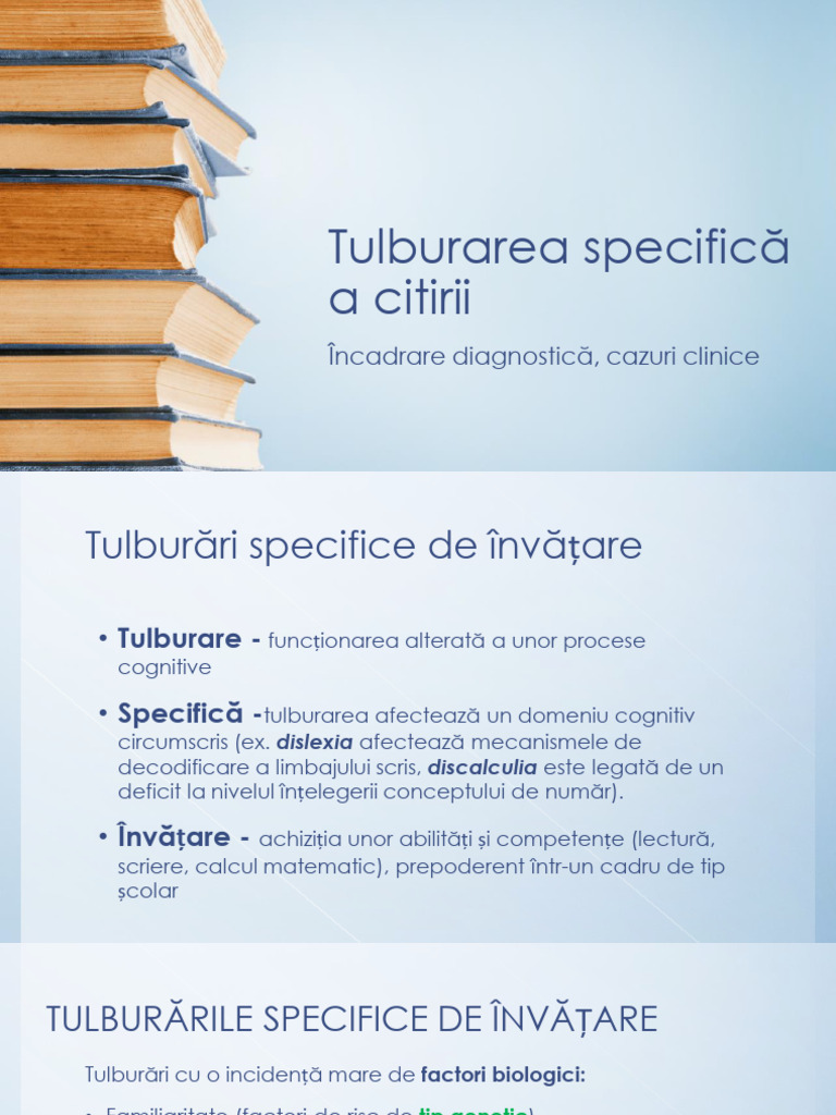 Tulburarea Specifica A Citirii-SUPORT CURS | PDF
