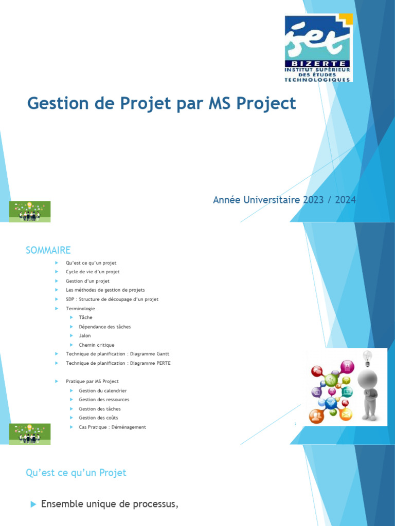Gestion de Projet avec MS Project 2023 | PDF | Gestion de projet ...
