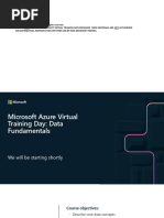 Azure Data Fundamentals