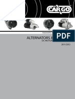 Part 1 Alternators and Starters - 2011 - 2012