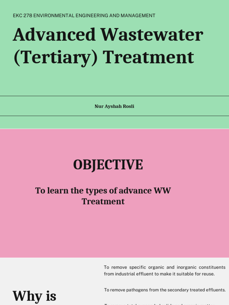 E wwtp tertiary pdf sewage treatment environmental technology