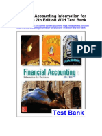 Instant Download Financial Accounting Information For Decisions 7th Edition Wild Test Bank PDF Full Chapter