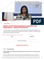 En Direct - Le Reste Du Gouvernement Sera Connu D'ici À Une Dizaine de Jours, Annonce Prisca Thevenot