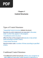 Chapter 3 Control Structures