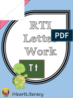Rti Letter Work: Iheartliteracy