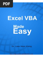 Excel VBA Made Easy