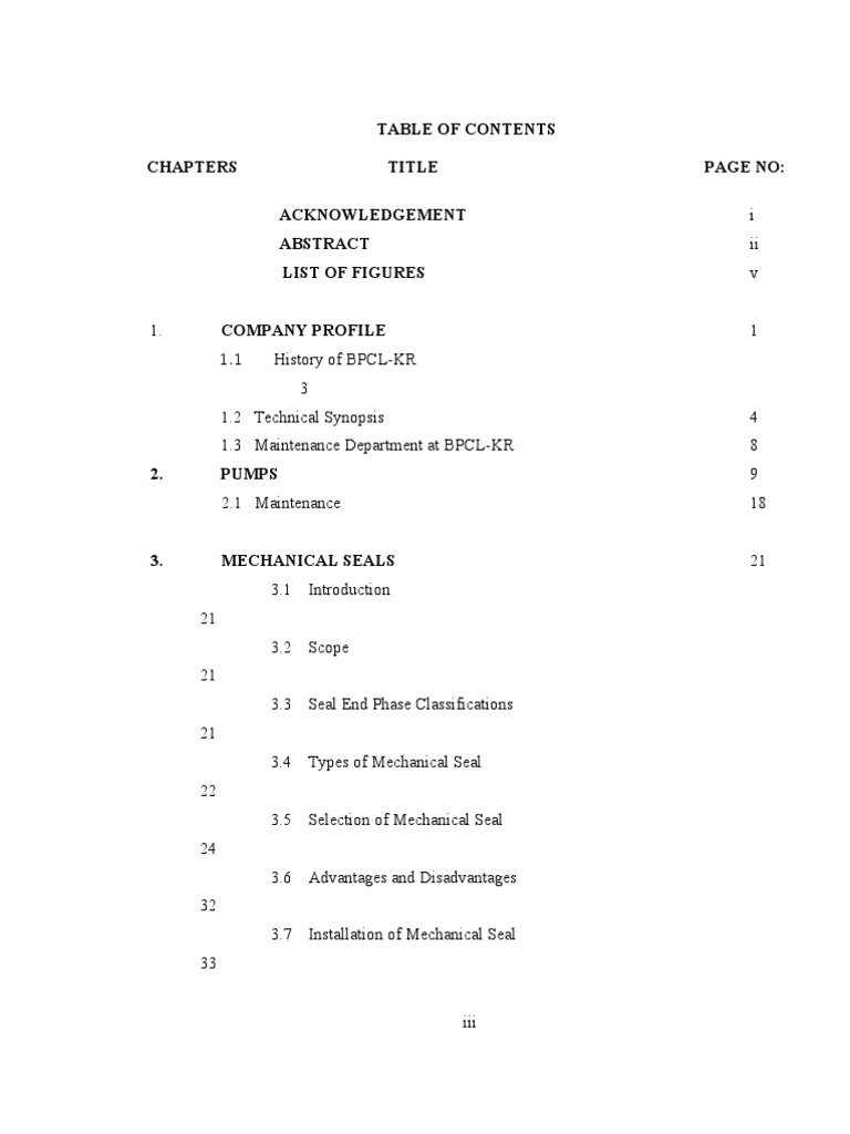 Chapters Title Page No: Acknowledgement I List of Figures | PDF ...