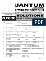Solutions (MCQ, Assertion & Case Base)