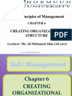 Chapter 6 Creating Organizational Structure