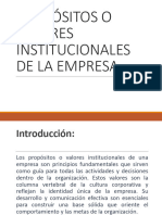 Valores Empresariales