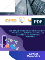 Last Update The Impact of Strategic Management Presentation