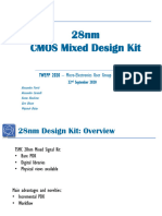 28nm CMOS Mixed Signal Design Kit