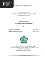 Synopsis - HEART DISEASE DETECTION