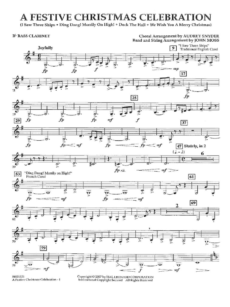 A Festive Christmas Célébration Basse. PDF