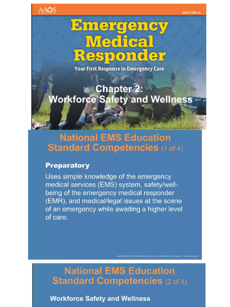 EMT Chapyer 2 Workforce Safety and Wellness PDF