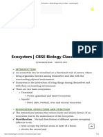 Ecosystem - CBSE Biology Class XII Notes Cbsebiology4u