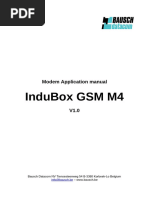 InduBox GSM M4 Modem Application Manual V1.0