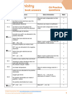 AQA Chem GCSE Combined C6 Practice Answers