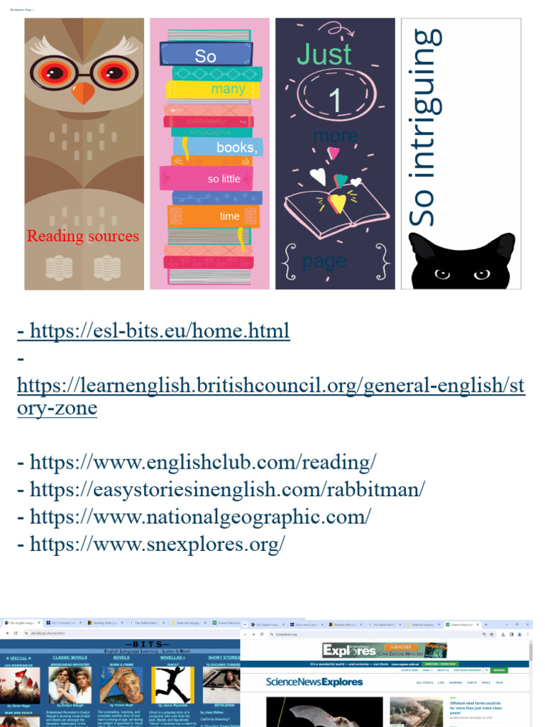 Essential Reading Resources and Quotes | PDF