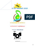 Curso de Verano 2020 Bateria G.1