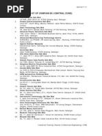 Download List of Companies Zon Tengah by Afiq Drama SN69957230 doc pdf