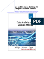 Instant Download Data Analysis and Decision Making 4th Edition Albright Solutions Manual PDF Full Chapter