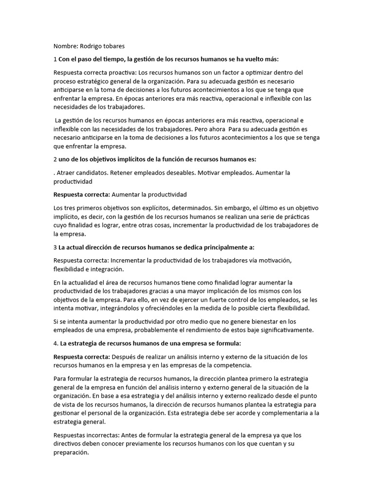 RRHHHH | PDF | Gestión de recursos humanos | Business