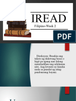 IREAD WEEK2 Filipino