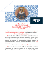 Acatistul Sfintei Cuvioase Iuliana Din Lazarevo (I) (2 Ianuarie)