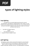 Types of Lighting