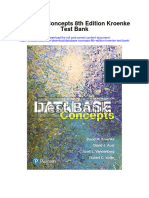 Instant Download Database Concepts 8th Edition Kroenke Test Bank PDF Full Chapter