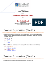 L06 - Conditional Execution - Part 1