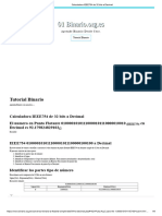 Calculadora IEEE754 de 32 Bits A Decimal