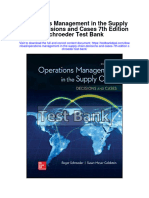 Instant download Operations Management in the Supply Chain Decisions and Cases 7th Edition Schroeder Test Bank pdf full chapter