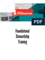 2) Foundational Stewardship Training Packet PDF