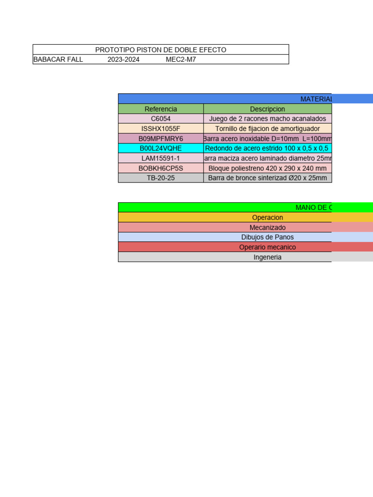 M2-Prototipopistondobleefecto Baba | PDF | Materiales de construcción ...
