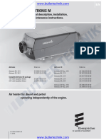 Eberspacher Espar Airtronic d2 Diesel Heater Technical Manual