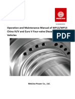 WP12WP13四气门国Ⅳ国V欧五系列车用柴油机使用保养说明书 EN
