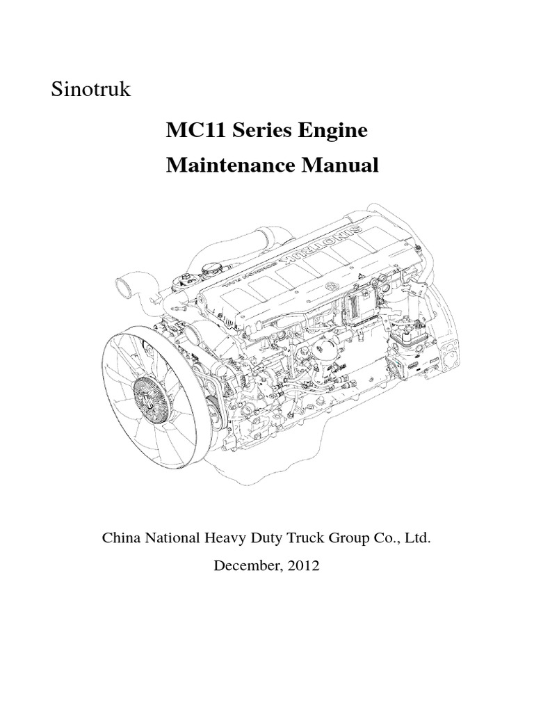 MC11 Series Diesel Engine Maintenance Manual | PDF | Internal ...
