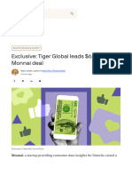Fintech Data Provider Monnai Raises $6.5M Tiger Global-Led Series A