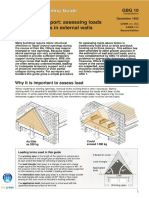 Good Building Guide 10. Temporary Support. Assessing Loads Above Openings in External Walls