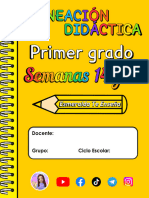 ? 1° S14-S15 - PLANEACIÓN DIDÁCTICA ? Esmeralda Te Enseña ?