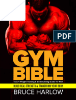 Gym Bible the 1 Weight Training Bodybuilding Guide for Men - Build Real Strength Transform Your Body (Harlow, Bruce)