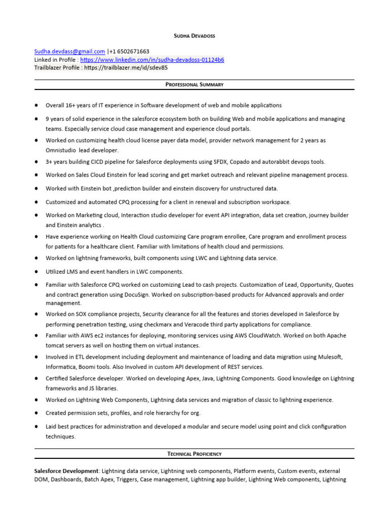 Salesforce Development Expertise Overview | PDF | Cloud Computing | Pl/Sql