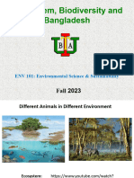Lecture 6 and 7 Ecosystem and Biodiversity